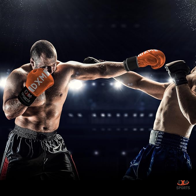DXM SPORTS Boxing Gloves for Men & Women, Boxing Training Gloves, Kickboxing Gloves, Sparring Gloves, Heavy Bag Workout Gloves for Boxing, Kickboxing, Muay Thai, MMA