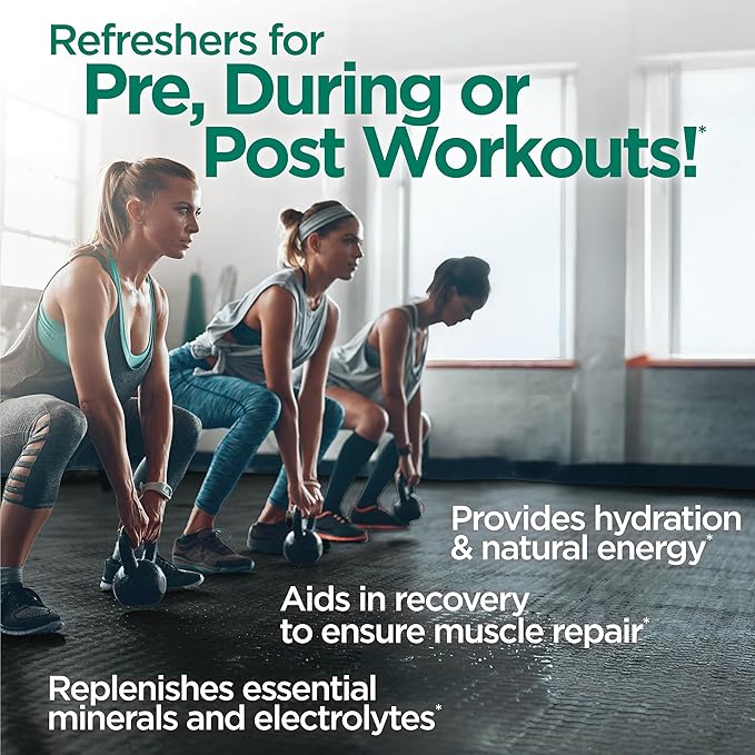 COUNTRY FARMS Refreshers, Super Greens and Electrolytes, Essential Minerals and Superfoods, Hydration Support, Promotes Natural Energy, with Fiber, Mint Mojito, 30 Servings