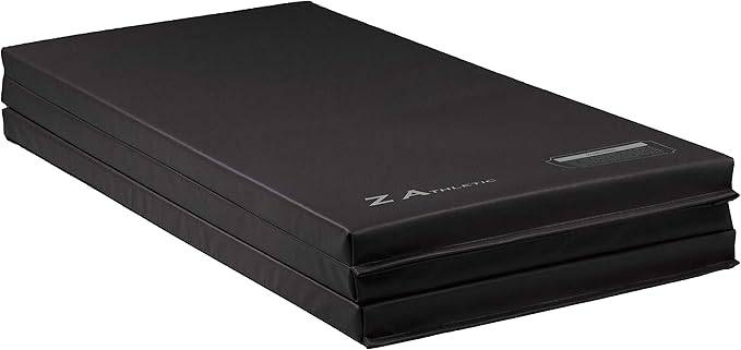 Z Athletic Folding Mat for Gymnastics, Tumbling, Cheerleading, and More, 4 Ft x 6 Ft x 2 In