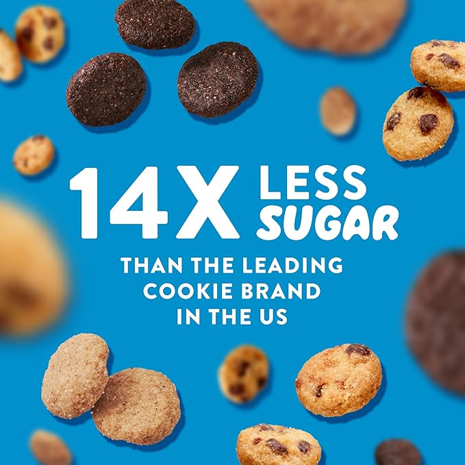 HighKey Cookies Variety Pack - 6.75oz Low Carb No Added Sugar 3-Pack Chocolate Chip Cookie, Snickerdoodle, Brownie Bites Low Carb Gluten Free Diabetic Snack Diet Friendly Food Sweets