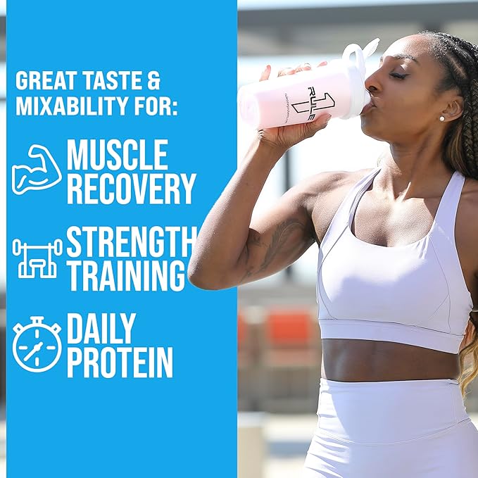 Rule 1 Whey Protein – 24g Fast-Acting Protein from All-Whey Sources with Naturally Occurring EAAs & BCAAs for Workout Recovery or Anytime Use (2 Pounds*, Cookies & Creme)