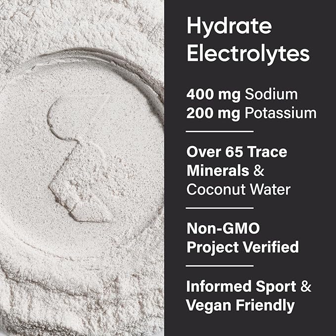 Sports Research® Hydrate Electrolytes Powder Packets - Sugar-Free & Naturally Flavored with Vitamins, Minerals, and Coconut Water - Supports Hydration - 16 Packets - Variety Pack