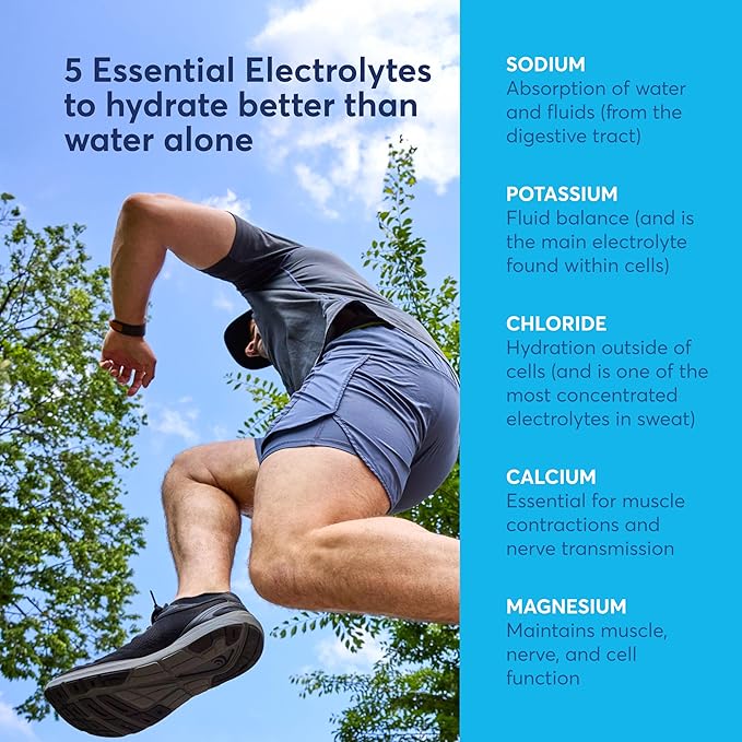 Nuun Sport Electrolyte Powder Packets with Magnesium, Calcium, Potassium, Chloride, and Sodium, Hydration Packets for On-the-Go, Pink Lemonade Flavor, Gluten Free & Vegan, 16 Single Servings