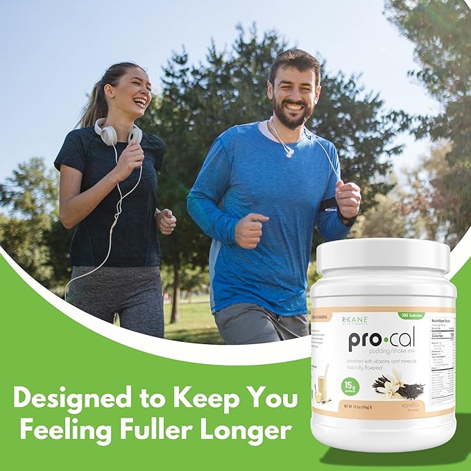 Pro-Cal Vanilla Meal Replacement Powder, 16.4 oz – High Protein, Low Calorie Shake & Pudding Mix – 16 Servings, Delicious & Easy to Prepare – Supports Healthy Weight Management, Vanilla