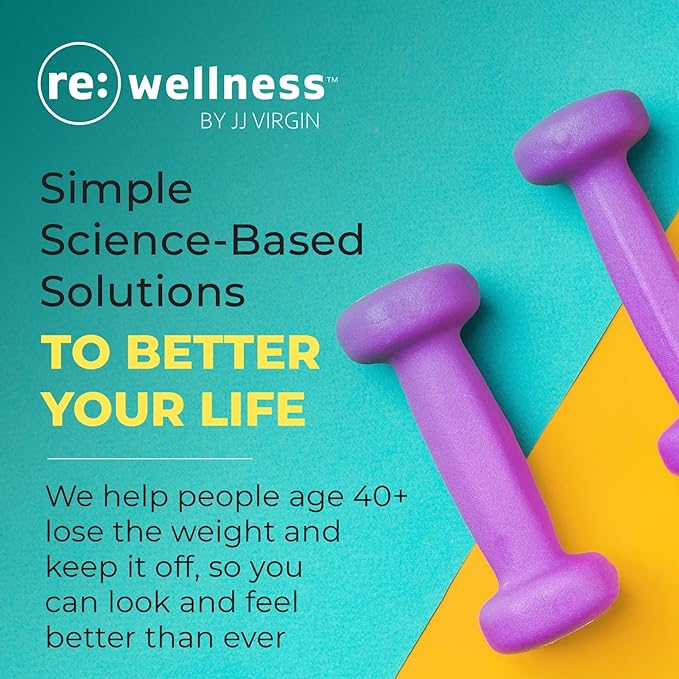 Reignite Wellness by JJ Virgin | Vanilla Plant-Based All-in-One Shake | Plant Protein Powder, Vitamins, Minerals, Greens & Aminos | 22g of Plant Protein | 30 Servings