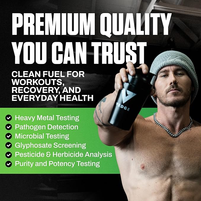 vedge Vegan Protein Powder - Plant Protein Powder with Pea, Pumpkin & Sunflower - USDA Organic, Amino Acids, Dairy Free, Gluten Free, Soy Free, Keto, Non GMO - Cold Brew Latte - 20 Servings