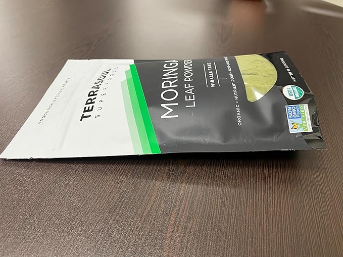 Terrasoul Superfoods Organic Moringa Powder, 11 Oz : Detox - Antioxidants - Immunity