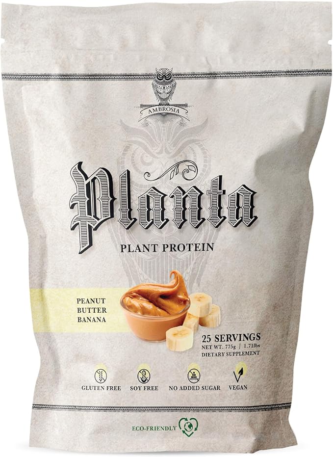 Ambrosia Planta - Premium Organic Plant-Based Protein (Peanut Butter Banana)