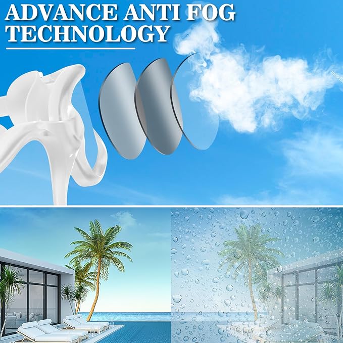 WIN.MAX Polarized Swimming Goggles Swim Pool Goggles Anti Fog Anti UV No Leakage Clear Vision for Men Women Adults Teenagers