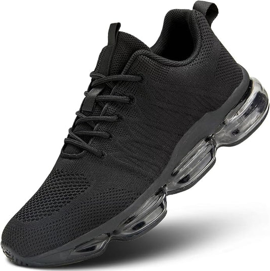 Men's Air Cushion Running Shoes Breathable Tennis Fashion Sneakers Non Slip Workout Casual Sport Shoes Gym Training Comfortable Walking Shoes