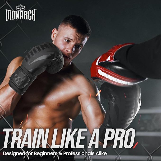 Boxing Gloves Men Women with Hand Wraps for Boxing, Muay thai, kickboxing, Punching Bag Workout traing and Sparing Gear Complete Boxing Kit, Size 8-16 OZ