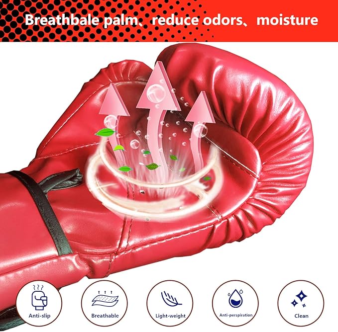 Longeek 4/6oz Kids Boxing Gloves,Training Gloves,Bag Gloves,Fight Gloves for 3-15 Years Childrens