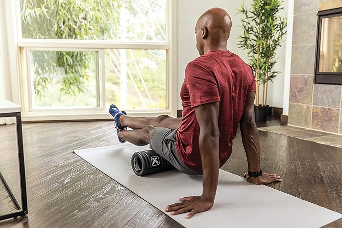 TriggerPoint Grid 1.0 Foam Roller - 13" Multi-Density Massage Roller for Deep Tissue & Muscle Recovery - Relieves Tight, Sore Muscles & Kinks, Improves Mobility & Circulation - Targets Key Body Parts