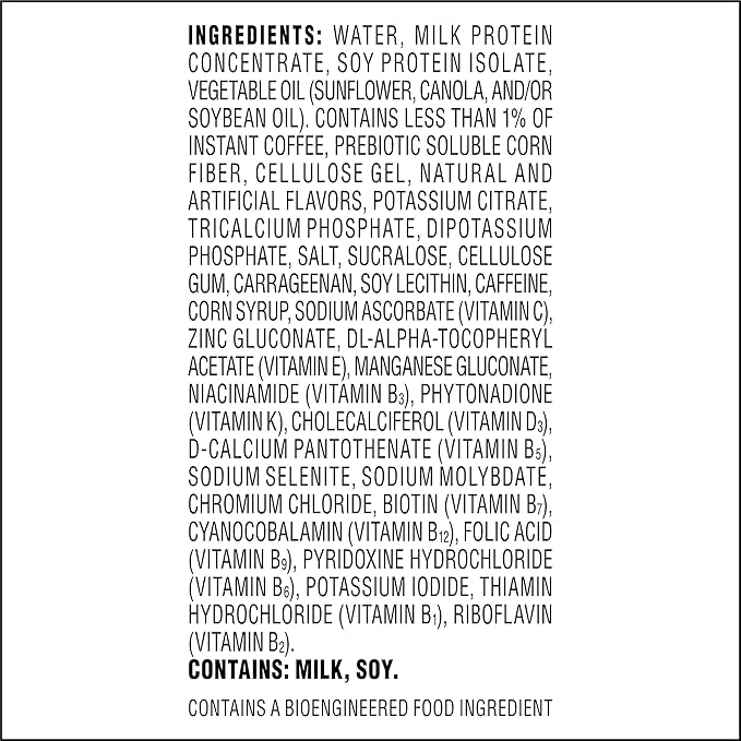 Atkins Iced Coffee Vanilla Latte Protein Shake, 15g Protein, Low Glycemic, 4g Net Carb, 1g Sugar, Keto Friendly, 12 packs of 11 fl Oz