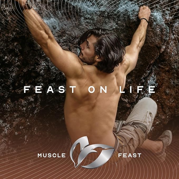 Muscle Feast Grass-Fed Whey Protein Isolate, All Natural Hormone Free Pasture Raised, Whey Isolate Protein Powder for Men and Women, Clean, Gluten-Free, Delicious Isolate Protein - Chocolate, 1lb