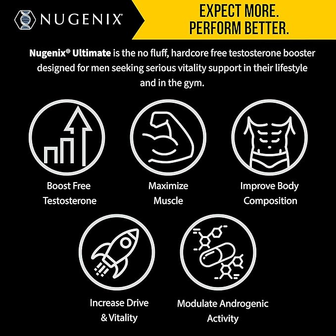 Nugenix Ultimate, Testosterone Booster, 120 tablets