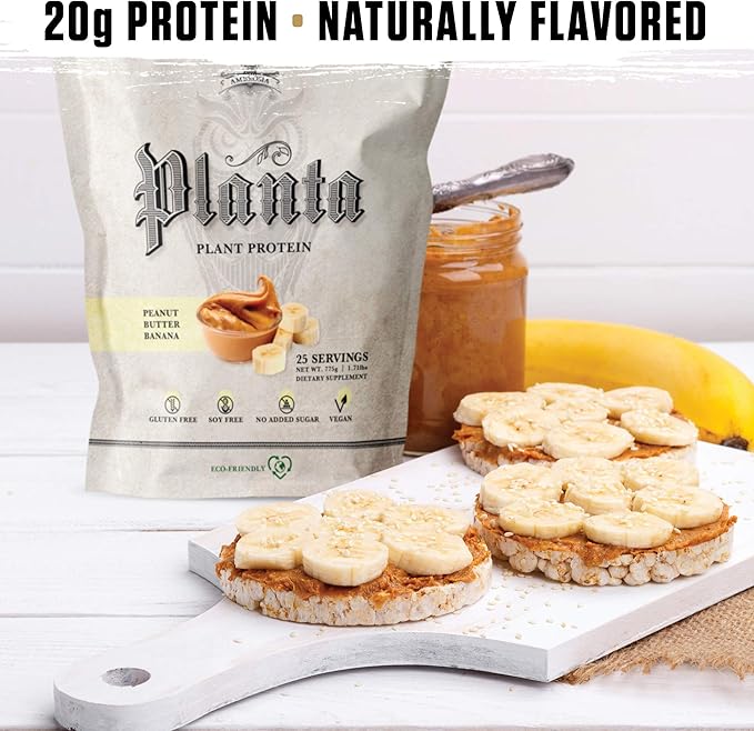 Ambrosia Planta - Premium Organic Plant-Based Protein (Peanut Butter Banana)