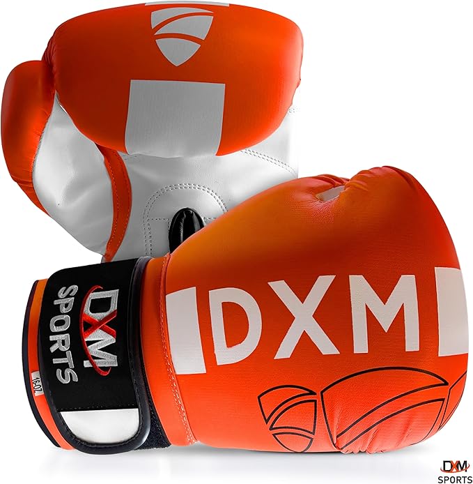 DXM SPORTS Boxing Gloves for Men & Women, Boxing Training Gloves, Kickboxing Gloves, Sparring Gloves, Heavy Bag Workout Gloves for Boxing, Kickboxing, Muay Thai, MMA