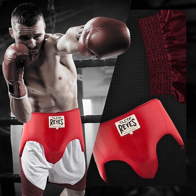 CLETO REYES Kidney and Foul Groin Protector, Boxing Training Equipment, Protective Gear for Men, Black