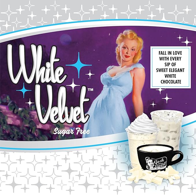 Gosh That’s Good! Sugar-Free White Velvet Chocolate Flavor – 2 lb – Low-Calorie, Lactose-Free