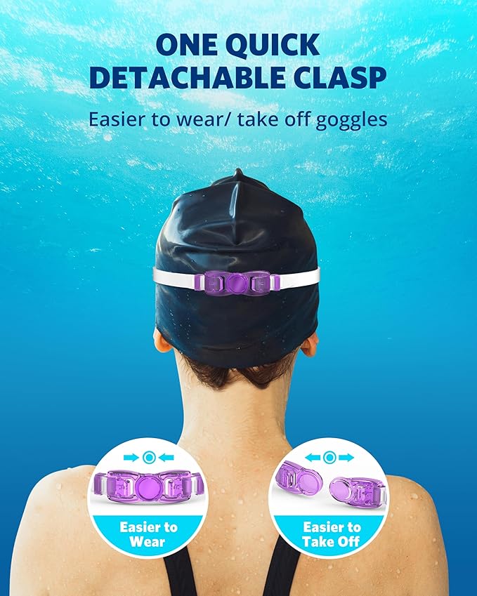 Aegend Swim Goggles, Swimming Goggles No Leaking Full Protection Adult Men Women Youth