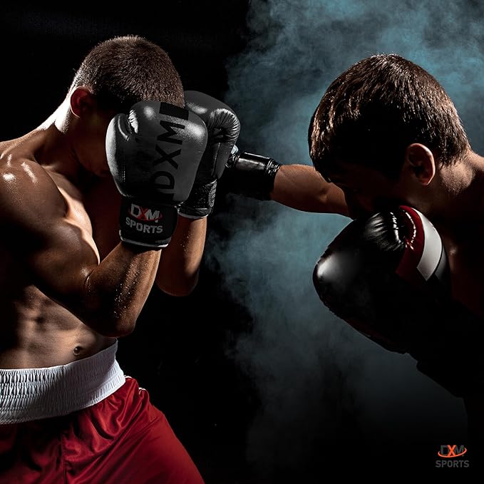 DXM SPORTS Boxing Gloves for Men & Women, Boxing Training Gloves, Kickboxing Gloves, Sparring Gloves, Heavy Bag Workout Gloves for Boxing, Kickboxing, Muay Thai, MMA