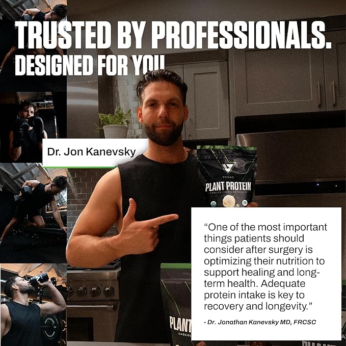 vedge Vegan Protein Powder - Plant Protein Powder with Pea, Pumpkin & Sunflower - USDA Organic, Amino Acids, Dairy Free, Gluten Free, Soy Free, Keto, Non GMO, Smooth Texture - Vanilla - 20 Servings