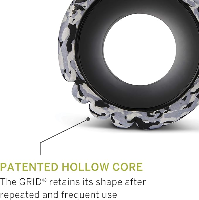 TriggerPoint Grid 1.0 Foam Roller - 13" Multi-Density Massage Roller for Deep Tissue & Muscle Recovery - Relieves Tight, Sore Muscles & Kinks, Improves Mobility & Circulation - Targets Key Body Parts