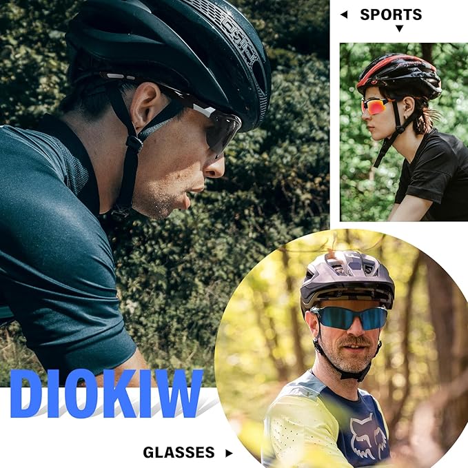 Sports Polarized Sunglasses for Men Cycling Running Fishing UV Protection Sun Glasses Lightweight Half Frame Goggles