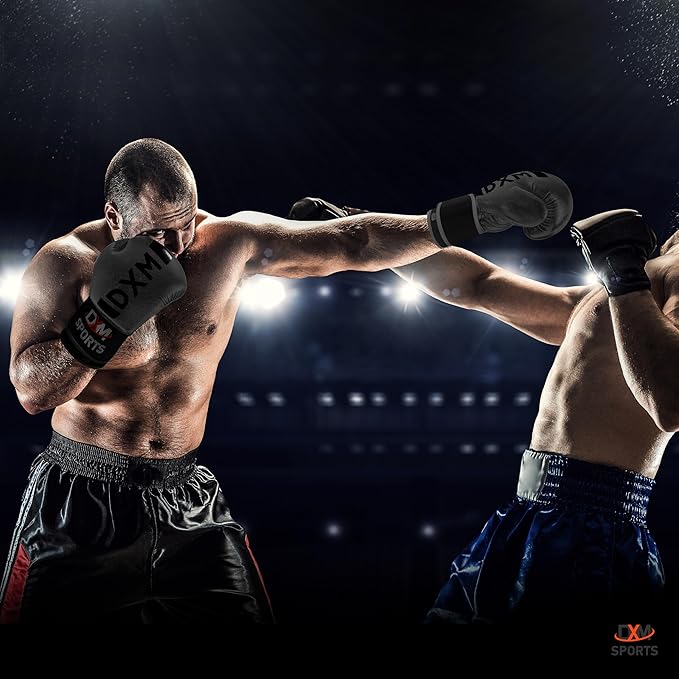 DXM SPORTS Boxing Gloves for Men & Women, Boxing Training Gloves, Kickboxing Gloves, Sparring Gloves, Heavy Bag Workout Gloves for Boxing, Kickboxing, Muay Thai, MMA