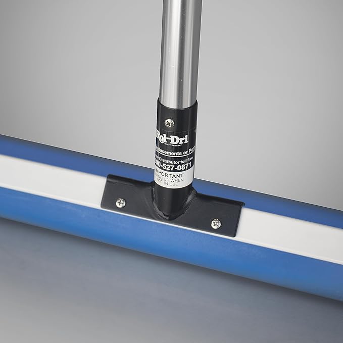 Gill Athletics Surface Roller, Tennis Court Squeegee - Blue PVA & PU Foam - Lightweight with Exceptional Court Coverage - 36in Wide Sweep Tennis Brush - Quick Clearing