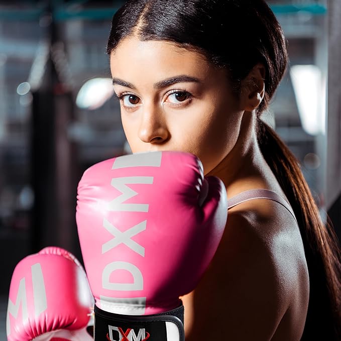 DXM SPORTS Boxing Gloves for Men & Women, Boxing Training Gloves, Kickboxing Gloves, Sparring Gloves, Heavy Bag Workout Gloves for Boxing, Kickboxing, Muay Thai, MMA