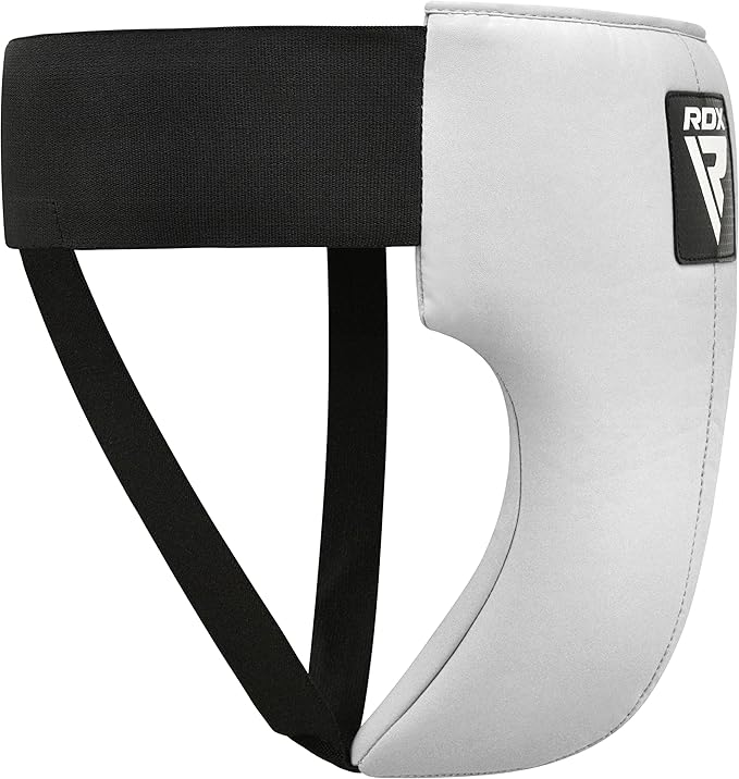 RDX Groin Protector for Boxing, Muay Thai, Kickboxing and MMA Training, Maya Hide Leather Abdo Gear for Martial Arts , SATRA Approved Abdominal Guard for Karate and Taekwondo