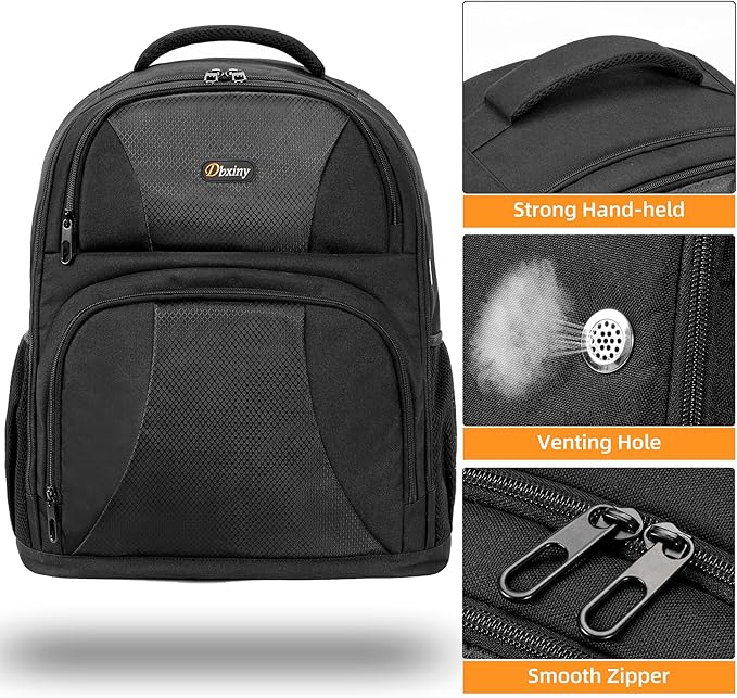 2 Ball Bowling Backpack, Bowling Ball Bag Backpack for Two Balls, Shoes up to Size 15 and Accessories