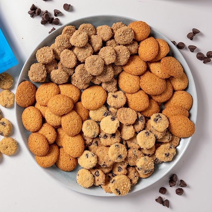 HighKey Sugar Free Cookies Variety Pack - 6.0oz Keto Snacks Zero Carb No Sugar 3-Pack Chocolate Chip Cookie, Snickerdoodle,Vanilla Wafers Low Carb Gluten Free Diabetic Snack Diet Friendly Food Sweets