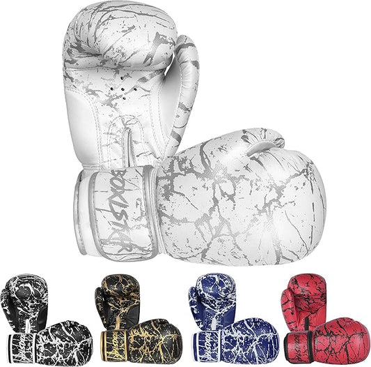 Boxistar Boxing Gloves - Men's & Women's, 8 oz to 16 oz with Optimal Padding