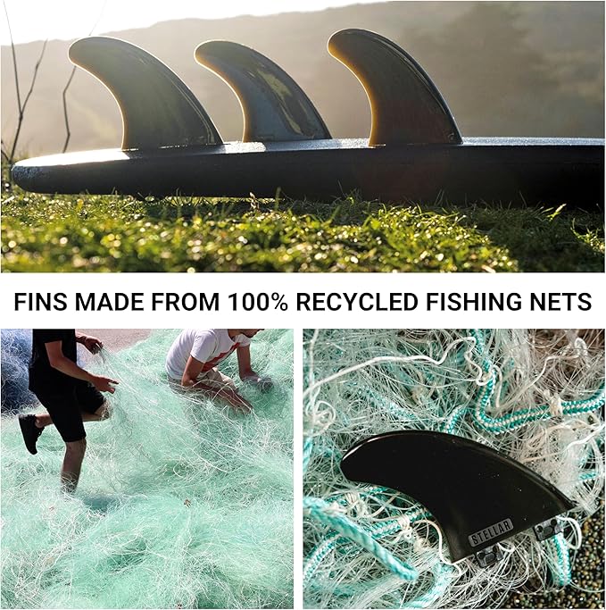 TAHE 7'2" Comet Tough-Tec Surfboard – Durable, Lightweight & Easy to Progress On | Stable, Forgiving Ride for Beginner to Intermediate Surfers | Made in France for Long-Lasting Performance