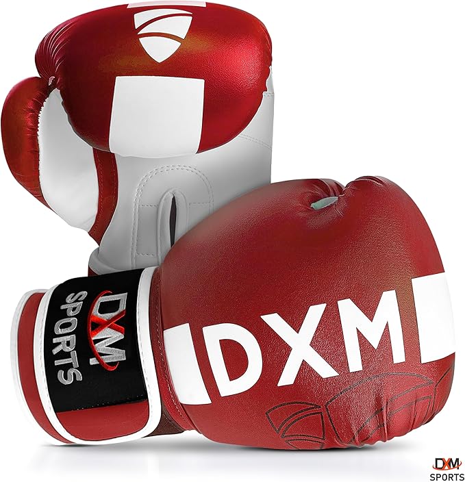 DXM SPORTS Boxing Gloves for Men & Women, Boxing Training Gloves, Kickboxing Gloves, Sparring Gloves, Heavy Bag Workout Gloves for Boxing, Kickboxing, Muay Thai, MMA