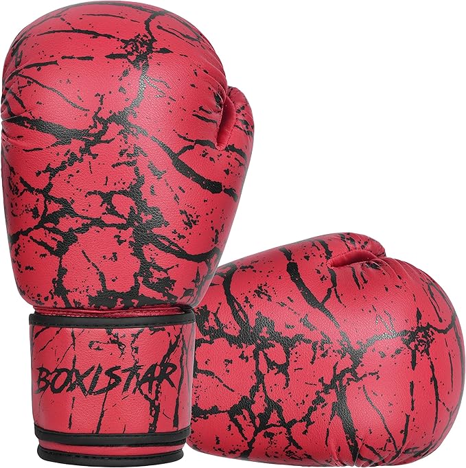 Boxistar Boxing Gloves - Men's & Women's, 8 oz to 16 oz with Optimal Padding