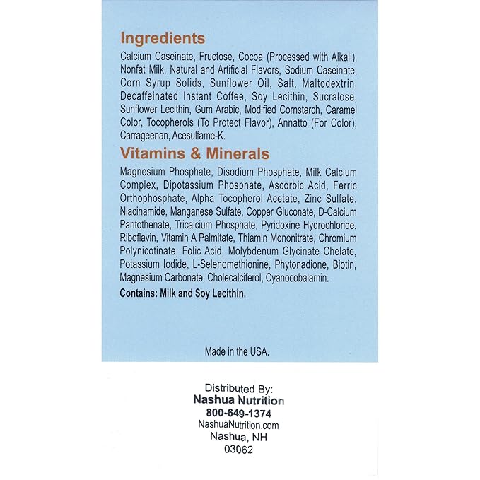 Mocha Aspartame Free Pudding/Shake Mix, 15g Protein, Low Calorie, Low Carb, Low Fat, 7 Serving Box