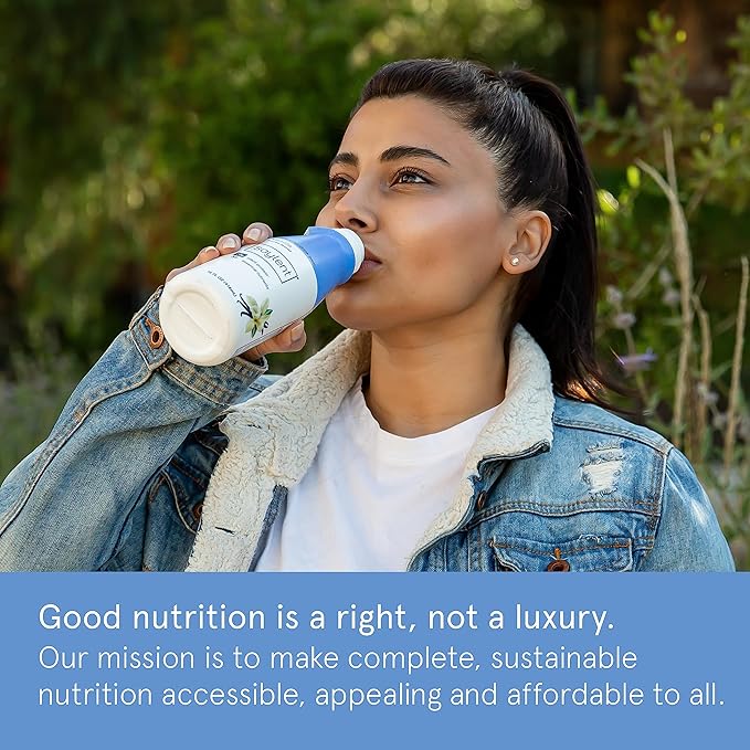 Soylent Vanilla Meal Replacement Shake, Ready-to-Drink Plant Based Protein Drink, Contains 20g Complete Vegan Protein and 1g Sugar, 14oz, 12 Pack