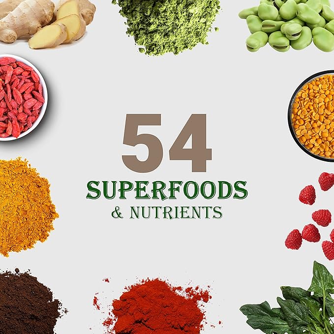 UpNourish Peanut Butter Vegan Protein Powder 54 Superfoods Powder,1.5 Billion CFU Probiotics 21g Plant Based Protein,No Sugar No Dairy No GMO Dairy Free,Meal Replacement Shake Keto-Friendly Low-Carb Diet,15 Servings