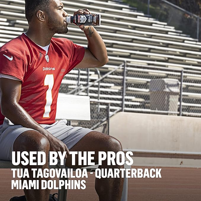 Muscle Milk Genuine Protein Shake, Chocolate, 14 Fl Oz Bottle, 12 Pack, 25g Protein, Zero Sugar, Calcium, Vitamins A, C & D, 6g Fiber, Energizing Snack, Workout Recovery, Packaging May Vary