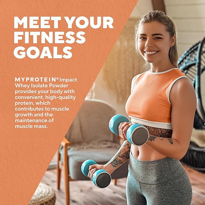 Myprotein Impact Whey Protein Isolate, 5.5 Lbs (79 Servings) Chocolate Smooth, 25g Protein, 3.5g Glutamine & 6g BCAA Per Serving, Protein Shake for Muscle Strength & Recovery