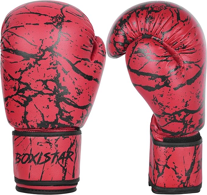 Boxistar Boxing Gloves - Men's & Women's, 8 oz to 16 oz with Optimal Padding