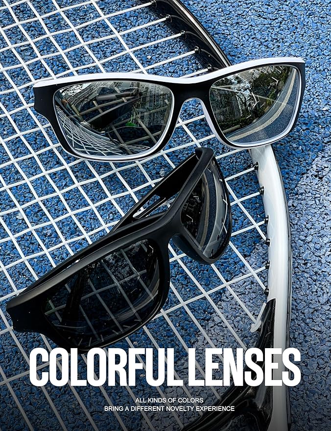 KALIYADI Polarized Sunglasses for Men, Sports Sun Glasses for Driving Cycling Fishing with UV protection