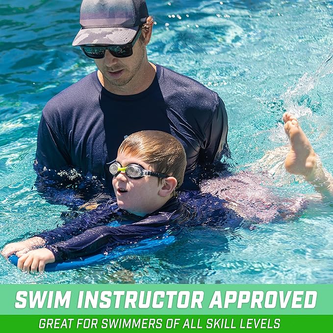 GoSports Swim Kickboard for Swimming Training - Choose Adult Size or Kids Size - X5 Pool Exercise Kickboard