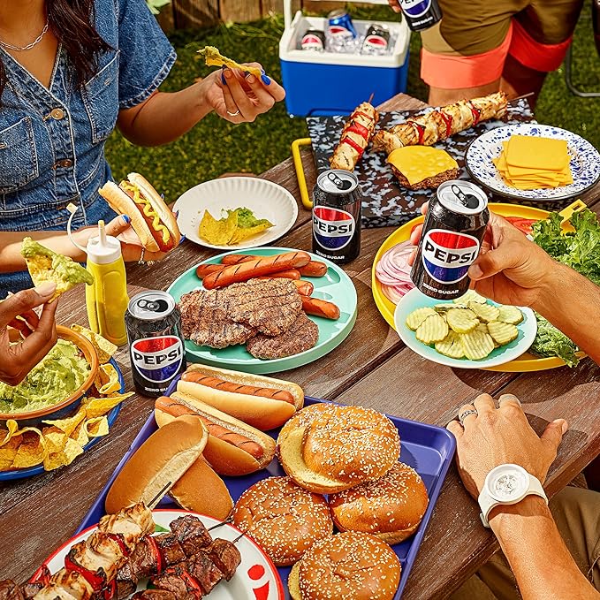 Pepsi Zero Sugar Cola Soda Pop, 7.5 Ounce Mini Cans, (10 Pack) (Packaging May Vary)